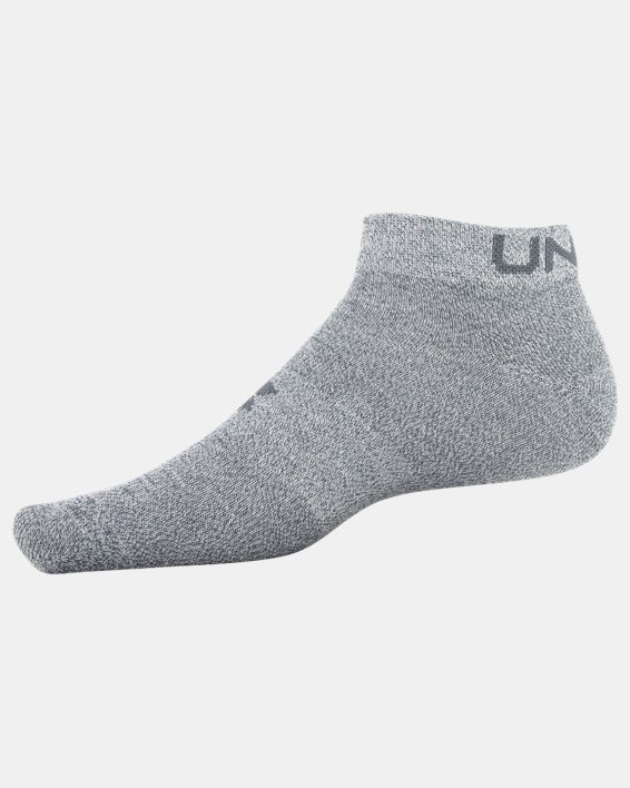 Men's UA Essential Low Cut Socks - 6-Pack, Gray, pdpMainDesktop image number 1